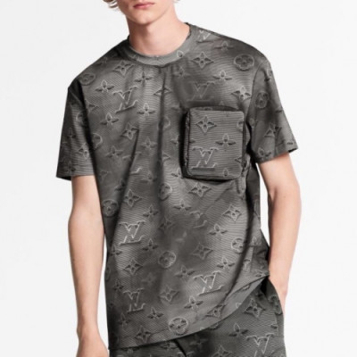 [루이비통]Louis vuitton 2020 Mens Crew-neck Cotton Short Sleeved Tshirts - 루이비통 2020 남성 크루넥 고튼 반팔티 Lou01556x.Size(s - xl).그레이