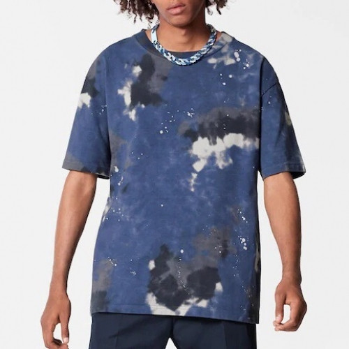 [루이비통]Louis vuitton 2020 Mm/Wm Crew-neck Cotton Short Sleeved Tshirts - 루이비통 2020 남자 크루넥 고튼 반팔티 Lou01563x.Size(s - xl).블루