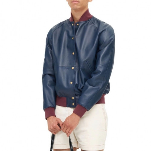 Givenchy 2020 Mens Logo Casual Leather Jacket - 지방시 2020 남성 로고 캐쥬얼 레더 양면 자켓 Giv0286x.Size(m - 3xl).블루