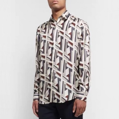 Fendi 2020 Mens Trendy Silk Tshirts - 펜디 2020 남성 트렌디 실크 셔츠 Fen0532x.Size(m - 3xl).그레이