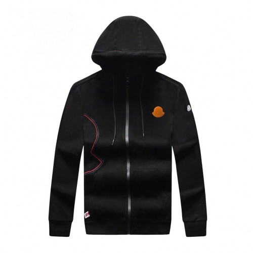 [몽클레어]Moncler 2020 Mens Logo Casual Silket Hoodie - 몽클레어 2020 남성 로고 캐쥬얼 실켓 후디 Moc01389x.Size(l - 4xl).블랙
