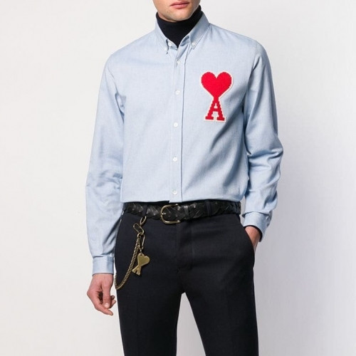Ami Mens Cotton Shirts - 아미 남성 캐쥬얼 셔츠 - ami23x