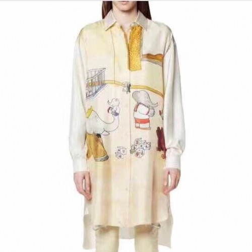 Chloe Womens Trendy Silk Tshirts - 끌로에 여성 트렌디 실크 셔츠 Chl08x