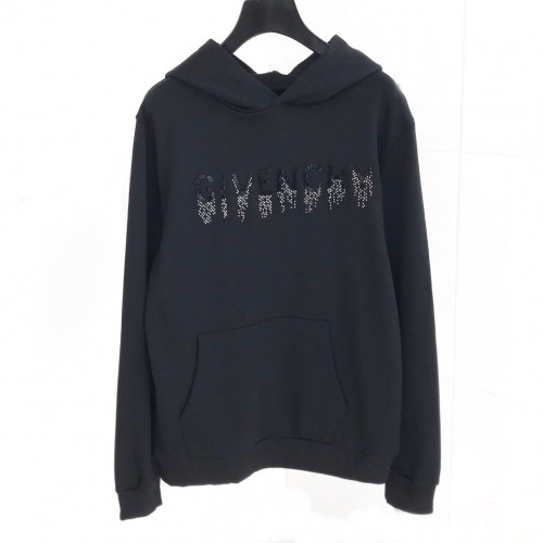 [지방시]Givenchy 2020 Mens Logo Casual Cotton HoodT - 지방시 2020 남성 로고 캐쥬얼 코튼 후드티 Giv0300x.Size(m - 2xl).블랙