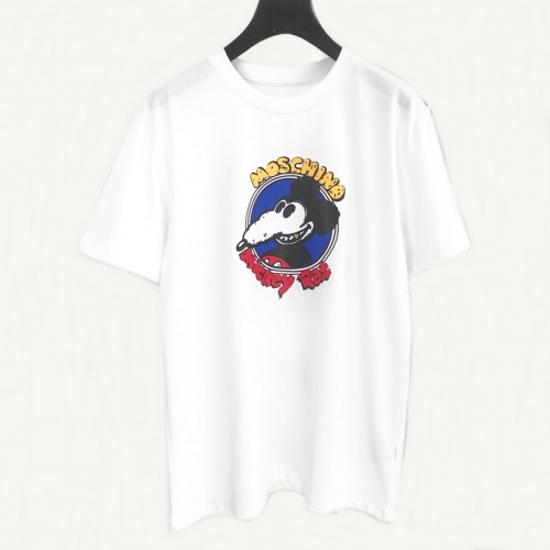 [모스키노]Moschino 2020 Mm/Wm Logo Cotton Short Sleeved Tshirts - 모스키노 2020 남자 로고 코튼 반팔티 Mos0067x.Size(s - 2xl).화이트