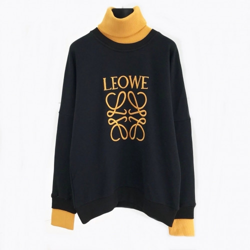 Loewe 2020 Mm/Wm Logo Turtle-neck Sweaters - 로에베 2020 남자 로고 터틀넥 스웨터 Loe0171x.Size(s - xl).블랙