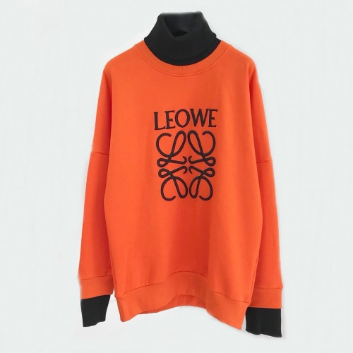Loewe 2020 Mm/Wm Logo Turtle-neck Sweaters - 로에베 2020 남자 로고 터틀넥 스웨터 Loe0172x.Size(s - xl).오렌지