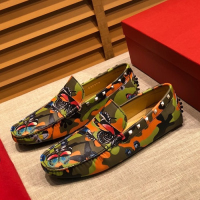 Valentino 2020  Mens Leather Loafer - 발렌티노 2020 남성용 레더 로퍼 VTS0179,Size(240-270),카키