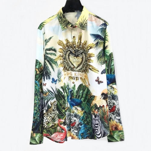 [돌체앤가바나]Dolce&Gabbana 2020 Mens Trendy Tshirts - 돌체앤가바나 2020 남성 트렌디 셔츠 Dol0274x.Size(m - 3xl).그린