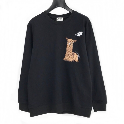 Acne 2019 Mm/Wm Casual Cotton Man-to-man - 아크네 2019 남자 캐쥬얼 코튼 맨투맨 Acn0052x.Size(s - xl).블랙