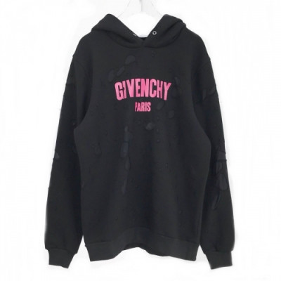 [지방시]Givenchy 2020 Mm/Wm Logo Casual Cotton HoodT - 지방시 2020 남자 로고 캐쥬얼 코튼 후드티 Giv0343x.Size(2xs - l).블랙