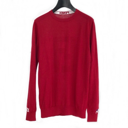 Fendi 2020 Womens Logo Crew-neck Wool Sweaters - 펜디 2020 여자 로고 크루넥 울 스웨터 Fen0580x.Size(m - 3xl).레드