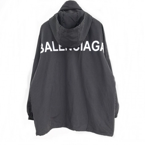 [발렌시아가]Balenciaga 2020 Mens Logo Casual Windproof Jackets - 발렌시아가 2020 남성 로고 캐쥬얼 방풍 재킷 Bal0531x.Size(m - 2xl).블랙