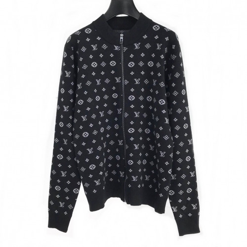 [루이비통]Louis vuitton 2020 Mens Logo Zip-up Wool Sweaters - 루이비통 2020 남성 로고 집업 울 스웨터 Lou01700x.Size(m - 2xl).블랙