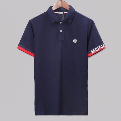 [매장판]Moncler 2020 Mens Logo Cotton Short Sleeved Polo Tshirts - 몽클레어 2020 남성 로고 코튼 폴로 반팔티 Moc01505x.Size(s - 2xl).네이비
