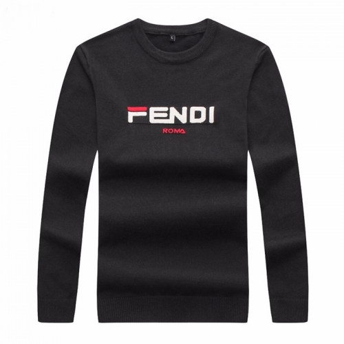 [펜디]Fendi 2020 Mens Logo Crew-neck Wool Sweaters - 펜디 2020 남성 로고 크루넥 울 스웨터 Fen0586x.Size(l - 4xl).다크그레이