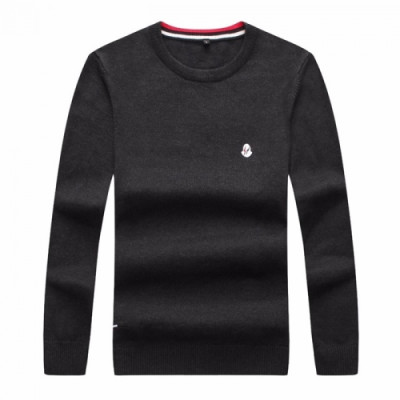 [몽클레어]Moncler 2020 Mens Retro Logo Crew-neck Sweaters - 몽클레어 2020 남성 레트로 로고 크루넥 스웨터 Moc01509x.Size(l - 4xl).그레이