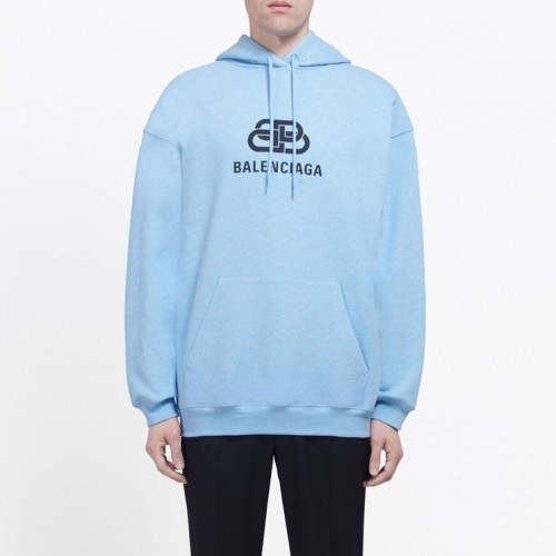 [발렌시아가]Balenciaga 2020 Mm/Wm Logo Cotton Oversize Hoodie - 발렌시아가 2020 남자 로고 코튼 기모 오버사이즈 후디 Bal0543x.Size(xs - l).블루