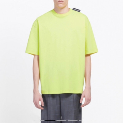 [발렌시아가]Balenciaga 2020 Mm/Wm Logo Cotton Short Sleeved Tshirts - 발렌시아가 2020 남자 로고 코튼 오버사이즈 반팔티 Bal0551x.Size(xs - l).네온그린