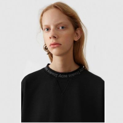 Acne 2019 Mm/Wm Logo Oversize Cotton Man-to-man - 아크네 2019 남자 로고 오버사이즈 코튼 기모 맨투맨 Acn0057x.Size(xs - l).네이비