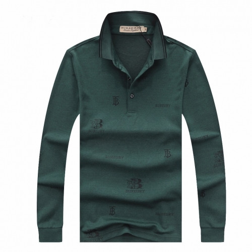 [버버리]Burberry 2020 Mens Logo Casual Cotton Polo Tshirts - 버버리 2020 남성 로고 캐쥬얼 코튼 폴로 맨투맨 Bur02210x.Size(m - 3xl).그린