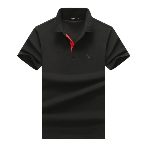 [펜디]Fendi 2020 Mens Logo Casual Cotton Polo Short Sleeved Tshirts - 펜디 2020 남성 로고 캐쥬얼 코튼 폴로 반팔티 Fen0601x.Size(m - 3xl).블랙