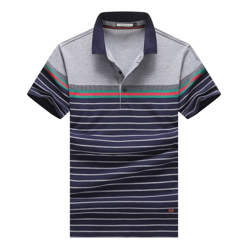 [매장판]Gucci 2020 Mens Logo Cotton Short Sleeved Polo Tshirts - 구찌 2020 남성 로고 코튼 폴로 반팔티 Guc02339x.Size(m - 3xl).네이비