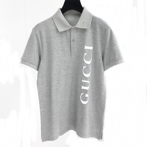 [매장판]Gucci 2020 Mens Logo Cotton Short Sleeved Polo Tshirts - 구찌 2020 남성 로고 코튼 폴로 반팔티 Guc02355x.Size(m - 2xl).그레이