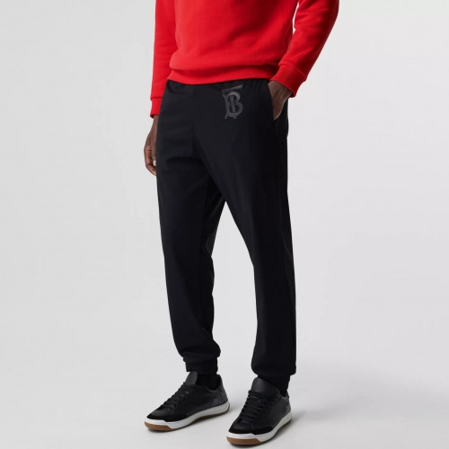 [버버리]Burberry 2020 Mens Logo Casual Cotton Training Pants - 버버리 2020 남성 로고 캐쥬얼 코튼 트레이닝 팬츠 Bur02297x.Size(s - 2xl).블랙