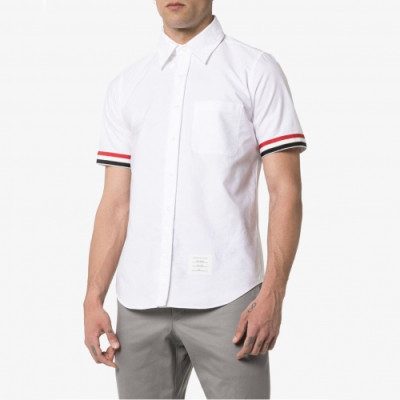 [톰브라운]Thom Browne 2020 Mens Strap Cotton Short Sleeved Tshirts - 톰브라운 2020 남성 스트랩 코튼 반팔 셔츠 Thom0642x.Size(s - 2xl).화이트