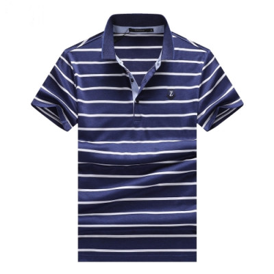 Ermenegildo Zegna 2020 Mens Business Polo Short Sleeved Tshirts - 에르메네질도 제냐 2020 남성 비지니스 폴로 반팔티 Zeg0163x.Size(m - 3xl).블루