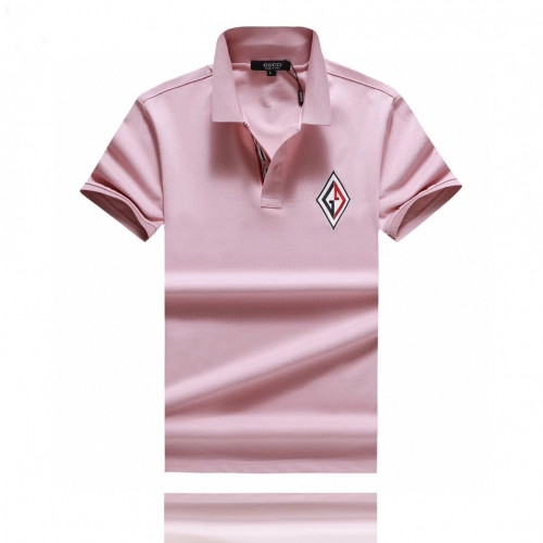 [매장판]Gucci 2020 Mens Logo Cotton Short Sleeved Polo Tshirts - 구찌 2020 남성 로고 코튼 폴로 반팔티 Guc02386x.Size(m - 3xl).핑크