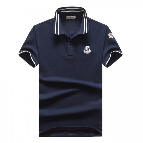 [매장판]Moncler 2020 Mens Logo Cotton Short Sleeved Polo Tshirts - 몽클레어 2020 남성 로고 코튼 폴로 반팔티 Moc01572x.Size(m - 3xl).네이비
