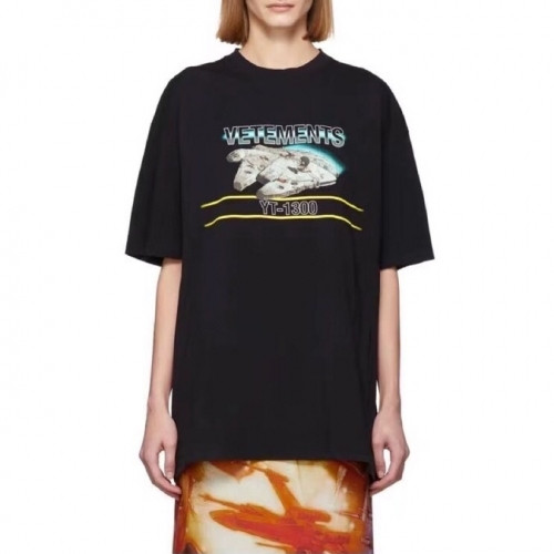 [베트멍]Vetements 2020 Mm/Wm Printing Logo Cotton Short Sleeved Oversize Tshirts - 베트멍 2020 남/녀 프린팅 로고 코튼 오버사이즈 반팔티 Vet0067x.Size(s - l).블랙