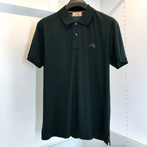 Hermes 2020 Mens Crew-neck Silket Short Sleeved Polo Tshirts - 에르메스 2020 남성 크루넥 실켓 폴로 반팔티 Her0412x.Size(m - 2xl).그린
