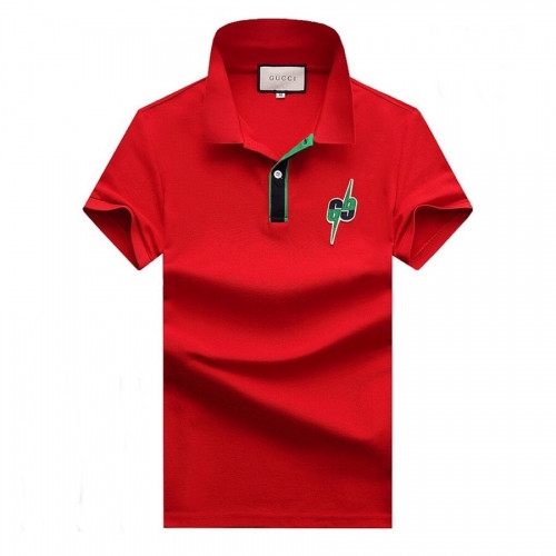[매장판]Gucci 2020 Mens Logo Cotton Polo Short Sleeved Tshirts - 구찌 2020 남성 로고 폴로 코튼 반팔티 Guc02433x.Size(m - 3xl).레드