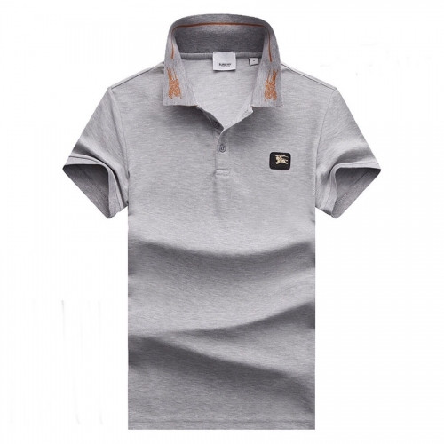 [버버리]Burberry 2020 Mens Logo Cotton Polo Short Sleeved Tshirts - 버버리 2020 남성 로고 코튼 폴로 반팔티 Bur02424x.Size(m - 3xl).그레이