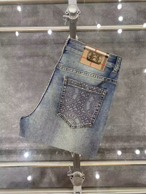 [버버리]Burberry 2024 Mens Business Logo Denim Jeans - 버버리 2024 남성 비지니스 로고 데님 청바지 Bur0215x.Size(29- 40).블루