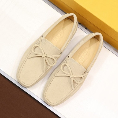 Tod's 2020 Mens Leather Loafer - 토즈 2020 남성용 레더 로퍼 TODS0081.Size(240 - 270).베이지