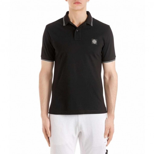 [스톤아일랜드]Stone Island 2020 Mens  Light Reflection Logo Cotton Short Sleeved Tshirts - 스톤아일랜드 2020 남성 로고 코튼 반팔티 Sto0133x.Size(m - 2xl).블랙
