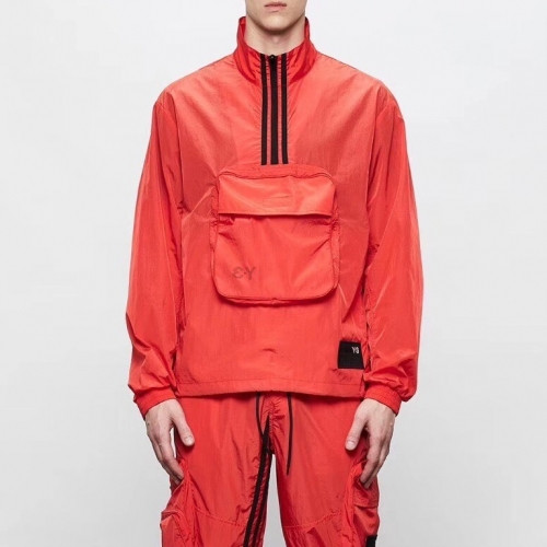[요지야마모토]Y3 2020 Mens Logo Casual Windproof Jackets - 요지야마모토 2020 남성 로고 캐쥬얼  방풍자켓 Y3/0077x.Size (s - xl).레드