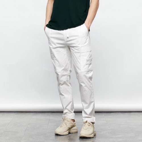 Stone Island 2020 Mens Logo Casual Cotton Pants - 스톤아일랜드 2020 남성 로고 캐쥬얼 코튼 팬츠 Sto0140x.Size(s - 2xl).화이트