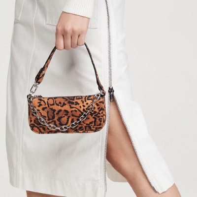 By Far 2020 Suede Tote Shoulder Bag,18cm - 바이 파 2020 스웨이드 토트 숄더백 BYFB0034,18cm,브라운