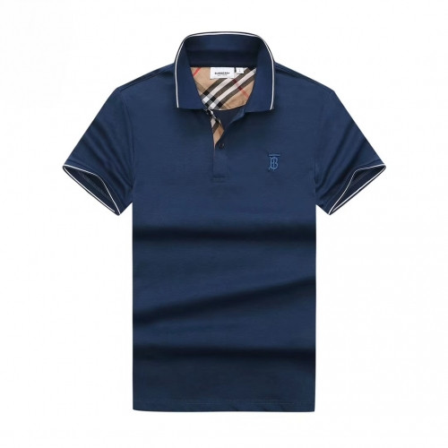 [버버리]Burberry 2020 Mens Logo Silket Short Sleeved Polo Tshirts - 버버리 2020 남성 로고 실켓 폴로 반팔티 Bur02523x.Size(m - 3xl).네이비