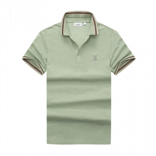 [버버리]Burberry 2020 Mens Logo Silket Short Sleeved Polo Tshirts - 버버리 2020 남성 로고 실켓 폴로 반팔티 Bur02541x.Size(m - 3xl).그린