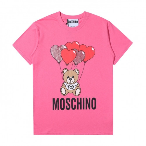 [모스키노]Moschino 2020 Mm/Wm Logo Cotton Short Sleeved Tshirts - 모스키노 2020 남자 로고 코튼 반팔티 Mos0088x.Size(s - l).핑크