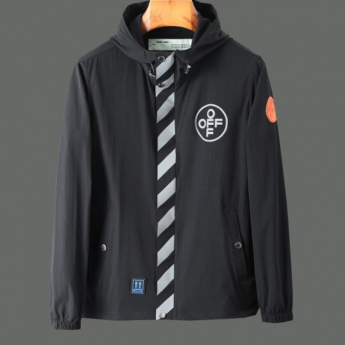 Off-white 2020 Mens Logo Casual Windproof Jackets - 오프화이트 2020 남성 로고 캐쥬얼 방풍 자켓 Off0421x.Size(m - 2xl).블랙