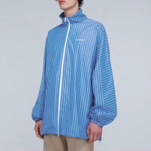 [발렌시아가]Balenciaga 2020 Mens Logo Casual Windproof Jackets - 발렌시아가 2020 남성 로고 캐쥬얼 방풍 재킷 Bal0603x.Size(m - xl).블루