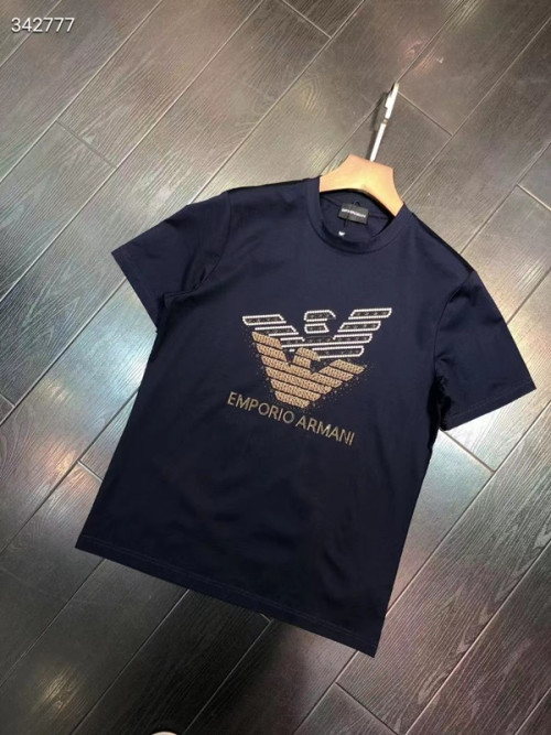 [알마니]Armani 2022 Mens Logo Silket Short Sleeved Tshirts - 알마니 2022 남성 로고 실켓 반팔티 Arm0682x.Size(m - 2xl).(블랙,화이트,블루)