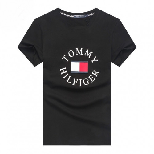 [토미]Tommy 2020 Mens Logo Silket Short Sleeved Tshirts - 토미 2020 남성 로고 실켓 반팔티 Tomy0036x.Size(m - 2xl).블랙